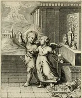 An illustration from Amoris diuini emblemata (1615)