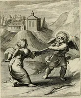 An illustration from Amoris diuini emblemata (1615)
