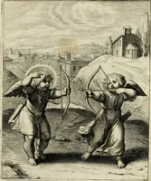 An illustration from Amoris diuini emblemata (1615)