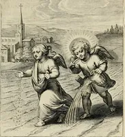 An illustration from Amoris diuini emblemata (1615)
