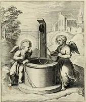 An illustration from Amoris diuini emblemata (1615)
