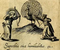 Picture 5 of 57 from Amoris diuini et humani effectus : varii Sacræ Scripturæ Sanctorumq; PP. sententijs : ac Gallicis versibus illustrati (1626), leaf 10
