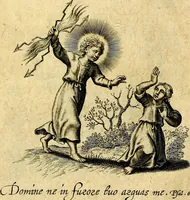 An illustration from Amoris diuini et humani effectus : varii Sacræ Scripturæ Sanctorumq; PP. sententijs : ac Gallicis versibus illustrati (1626)