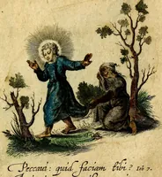 Picture 11 of 57 from Amoris diuini et humani effectus : varii Sacræ Scripturæ Sanctorumq; PP. sententijs : ac Gallicis versibus illustrati (1626), leaf 22