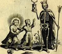 An illustration from Amoris diuini et humani effectus : varii Sacræ Scripturæ Sanctorumq; PP. sententijs : ac Gallicis versibus illustrati (1626)