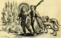 Picture 21 of 57 from Amoris diuini et humani effectus : varii Sacræ Scripturæ Sanctorumq; PP. sententijs : ac Gallicis versibus illustrati (1626), leaf 42