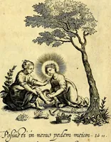 An illustration from Amoris diuini et humani effectus : varii Sacræ Scripturæ Sanctorumq; PP. sententijs : ac Gallicis versibus illustrati (1626)