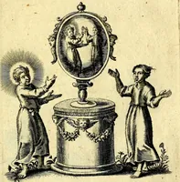 An illustration from Amoris diuini et humani effectus : varii Sacræ Scripturæ Sanctorumq; PP. sententijs : ac Gallicis versibus illustrati (1626)