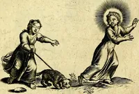 An illustration from Amoris diuini et humani effectus : varii Sacræ Scripturæ Sanctorumq; PP. sententijs : ac Gallicis versibus illustrati (1626)