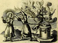 An illustration from Amoris diuini et humani effectus : varii Sacræ Scripturæ Sanctorumq; PP. sententijs : ac Gallicis versibus illustrati (1626)