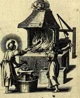 An illustration from Amoris diuini et humani effectus : varii Sacræ Scripturæ Sanctorumq; PP. sententijs : ac Gallicis versibus illustrati (1626)