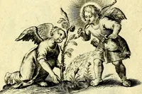 An illustration from Amoris diuini et humani effectus : varii Sacræ Scripturæ Sanctorumq; PP. sententijs : ac Gallicis versibus illustrati (1626)
