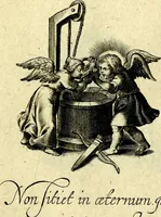 An illustration from Amoris diuini et humani effectus : varii Sacræ Scripturæ Sanctorumq; PP. sententijs : ac Gallicis versibus illustrati (1626)
