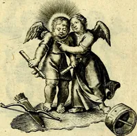 An illustration from Amoris diuini et humani effectus : varii Sacræ Scripturæ Sanctorumq; PP. sententijs : ac Gallicis versibus illustrati (1626)
