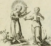 Picture 4 of 33 from Amoris diuini et humani antipathia : e variis Sacrae Scripturae locis depro[m]pta, emblematibus suis expressa et SS. PP. authoritatibus illustrata = Les effects diuers de l'amour diuin et humain : richement exprimés par petits emblemes tirés des SS. Ecritures et des SS. Peres, le tout mis en latin et francois (1628), leaf 12