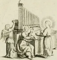 Picture 9 of 33 from Amoris diuini et humani antipathia : e variis Sacrae Scripturae locis depro[m]pta, emblematibus suis expressa et SS. PP. authoritatibus illustrata = Les effects diuers de l'amour diuin et humain : richement exprimés par petits emblemes tirés des SS. Ecritures et des SS. Peres, le tout mis en latin et francois (1628), leaf 20