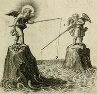 An illustration from Amoris diuini et humani effectus : varii Sacrae Scripturae Sanctorumq[ue] PP. sententijs : ac Gallicis versibus illustrati (1626)
