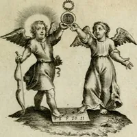 An illustration from Amoris diuini et humani effectus : varii Sacrae Scripturae Sanctorumq[ue] PP. sententijs : ac Gallicis versibus illustrati (1626)