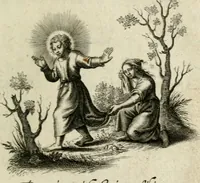 An illustration from Amoris diuini et humani effectus : varii Sacrae Scripturae Sanctorumq[ue] PP. sententijs : ac Gallicis versibus illustrati (1626)