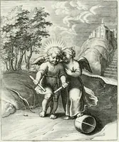 An illustration from Amoris divini emblemata (1660)