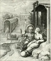 An illustration from Amoris divini emblemata (1660)