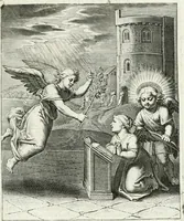 An illustration from Amoris divini emblemata (1660)