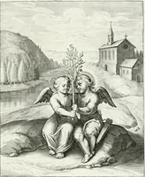 An illustration from Amoris divini emblemata (1660)