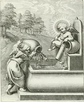 An illustration from Amoris divini emblemata (1660)