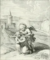An illustration from Amoris divini emblemata (1660)