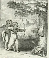 An illustration from Amoris divini emblemata (1660)