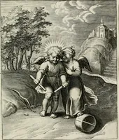 An illustration from Amoris divini emblemata (1660)