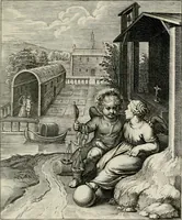 An illustration from Amoris divini emblemata (1660)