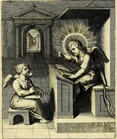 An illustration from Amoris divini emblemata, stvdio et aere Othonis Væni concinnata (1660)