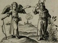 Picture 36 of 98 from Amoris divini et humani antipathia, sive effectus varij, e varijs Sacrae Scripturae locis deprompti, elblematis suis expressi ... (1629), leaf 162