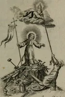 Picture 46 of 98 from Amoris divini et humani antipathia, sive effectus varij, e varijs Sacrae Scripturae locis deprompti, elblematis suis expressi ... (1629), leaf 204