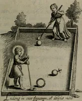Picture 48 of 98 from Amoris divini et humani antipathia, sive effectus varij, e varijs Sacrae Scripturae locis deprompti, elblematis suis expressi ... (1629), leaf 212