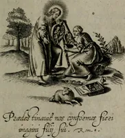 Picture 56 of 98 from Amoris divini et humani antipathia, sive effectus varij, e varijs Sacrae Scripturae locis deprompti, elblematis suis expressi ... (1629), leaf 246