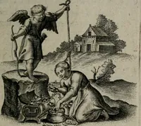 Picture 17 of 98 from Amoris divini et humani antipathia, sive effectus varij, e varijs Sacrae Scripturae locis deprompti, elblematis suis expressi ... (1629), leaf 86