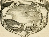 An illustration from Mater amoris et doloris : quam Christus in cruce moriens omnibus ac singulis suis fidelibus in matrem legavit, ecce mater tua : nunc explicata per sacra emblemata, figuras scripturae quàm plurimas, conceptus varios praedicabiles, SS. patrum sententias, raras historias, & pios ad Jesum patientem, ac sanctissimam matrem ejus compatientem affectus : opus omnibus Jesum & Mariam amantibus, praedicantibus, aut meditantibus perutile, com triplici indice considerationum, rerum memorabilium, & concionatorio, formandis per annum concionibus opportuno (1726)