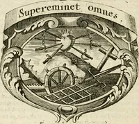 An illustration from Mater amoris et doloris : quam Christus in cruce moriens omnibus ac singulis suis fidelibus in matrem legavit, ecce mater tua : nunc explicata per sacra emblemata, figuras scripturae quàm plurimas, conceptus varios praedicabiles, SS. patrum sententias, raras historias, & pios ad Jesum patientem, ac sanctissimam matrem ejus compatientem affectus : opus omnibus Jesum & Mariam amantibus, praedicantibus, aut meditantibus perutile, com triplici indice considerationum, rerum memorabilium, & concionatorio, formandis per annum concionibus opportuno (1726)