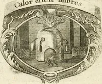 An illustration from Mater amoris et doloris : quam Christus in cruce moriens omnibus ac singulis suis fidelibus in matrem legavit, ecce mater tua : nunc explicata per sacra emblemata, figuras scripturae quàm plurimas, conceptus varios praedicabiles, SS. patrum sententias, raras historias, & pios ad Jesum patientem, ac sanctissimam matrem ejus compatientem affectus : opus omnibus Jesum & Mariam amantibus, praedicantibus, aut meditantibus perutile, com triplici indice considerationum, rerum memorabilium, & concionatorio, formandis per annum concionibus opportuno (1726)