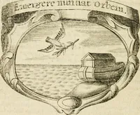 An illustration from Mater amoris et doloris : quam Christus in cruce moriens omnibus ac singulis suis fidelibus in matrem legavit, ecce mater tua : nunc explicata per sacra emblemata, figuras scripturae quàm plurimas, conceptus varios praedicabiles, SS. patrum sententias, raras historias, & pios ad Jesum patientem, ac sanctissimam matrem ejus compatientem affectus : opus omnibus Jesum & Mariam amantibus, praedicantibus, aut meditantibus perutile, com triplici indice considerationum, rerum memorabilium, & concionatorio, formandis per annum concionibus opportuno (1726)