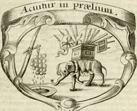 An illustration from Mater amoris et doloris : quam Christus in cruce moriens omnibus ac singulis suis fidelibus in matrem legavit, ecce mater tua : nunc explicata per sacra emblemata, figuras scripturae quàm plurimas, conceptus varios praedicabiles, SS. patrum sententias, raras historias, & pios ad Jesum patientem, ac sanctissimam matrem ejus compatientem affectus : opus omnibus Jesum & Mariam amantibus, praedicantibus, aut meditantibus perutile, com triplici indice considerationum, rerum memorabilium, & concionatorio, formandis per annum concionibus opportuno (1726)
