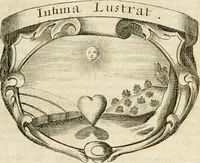 An illustration from Mater amoris et doloris : quam Christus in cruce moriens omnibus ac singulis suis fidelibus in matrem legavit, ecce mater tua : nunc explicata per sacra emblemata, figuras scripturae quàm plurimas, conceptus varios praedicabiles, SS. patrum sententias, raras historias, & pios ad Jesum patientem, ac sanctissimam matrem ejus compatientem affectus : opus omnibus Jesum & Mariam amantibus, praedicantibus, aut meditantibus perutile, com triplici indice considerationum, rerum memorabilium, & concionatorio, formandis per annum concionibus opportuno (1726)