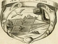 An illustration from Mater amoris et doloris : quam Christus in cruce moriens omnibus ac singulis suis fidelibus in matrem legavit, ecce mater tua : nunc explicata per sacra emblemata, figuras scripturae quàm plurimas, conceptus varios praedicabiles, SS. patrum sententias, raras historias, & pios ad Jesum patientem, ac sanctissimam matrem ejus compatientem affectus : opus omnibus Jesum & Mariam amantibus, praedicantibus, aut meditantibus perutile, com triplici indice considerationum, rerum memorabilium, & concionatorio, formandis per annum concionibus opportuno (1726)
