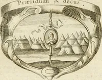 An illustration from Mater amoris et doloris : quam Christus in cruce moriens omnibus ac singulis suis fidelibus in matrem legavit, ecce mater tua : nunc explicata per sacra emblemata, figuras scripturae quàm plurimas, conceptus varios praedicabiles, SS. patrum sententias, raras historias, & pios ad Jesum patientem, ac sanctissimam matrem ejus compatientem affectus : opus omnibus Jesum & Mariam amantibus, praedicantibus, aut meditantibus perutile, com triplici indice considerationum, rerum memorabilium, & concionatorio, formandis per annum concionibus opportuno (1726)