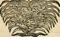 An illustration from Mater amoris et doloris : quam Christus in cruce moriens omnibus ac singulis suis fidelibus in matrem legavit, ecce mater tua : nunc explicata per sacra emblemata, figuras scripturae quàm plurimas, conceptus varios praedicabiles, SS. patrum sententias, raras historias, & pios ad Jesum patientem, ac sanctissimam matrem ejus compatientem affectus : opus omnibus Jesum & Mariam amantibus, praedicantibus, aut meditantibus perutile, com triplici indice considerationum, rerum memorabilium, & concionatorio, formandis per annum concionibus opportuno (1726)