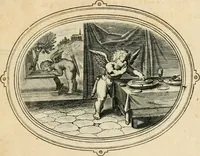 An illustration from Amorum emblemata, figuris aeneis incisa (1608)