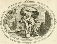 An illustration from Amorum emblemata, figuris aeneis incisa (1608)