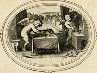 An illustration from Amorum emblemata, figuris aeneis incisa (1608)